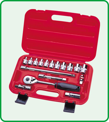 Nantong Xinda 18PCS (chrome vanadium) high-grade sleeve combination tool XD-L0018