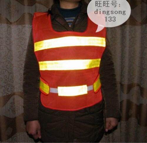 Car Reflective Vest Safety Waistcoat Road Suit Reflective Clothing Mesh Fluorescent