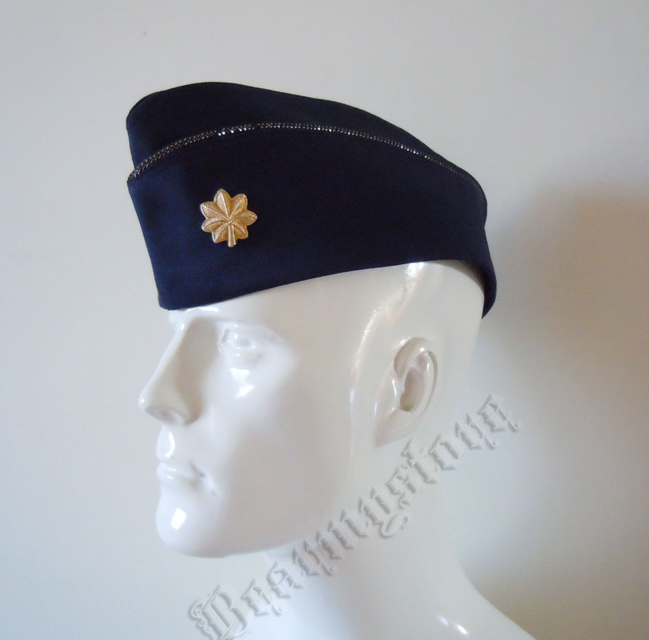 Reengraving US Air Force blue boat cap delivery cap with blue boat type cap