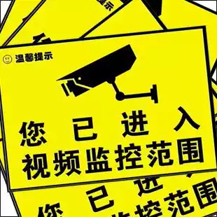 Warning sticker Monitor warning sticker has surveillance camera lens sticker label comes with self-adhesive
