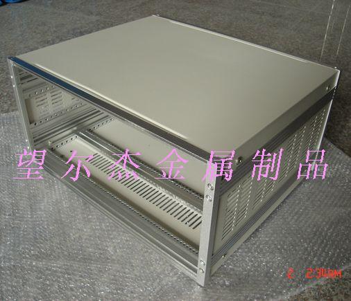 Electronic Instrument Metal Chassis Shell Equipment Aluminum Profile Shell Kbu:177*360*300 with Aluminum Handle