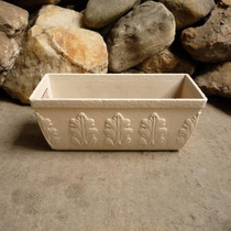 Crown Recommended-Love Lith flower pot (520 flower groove) -2391 - m white