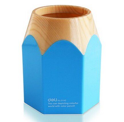 Able stationery 9145 fine pencil head pen holder large pencil cylinder creative creative stationery table face type swing piece