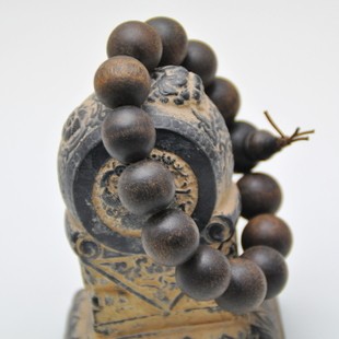 修明堂 正宗天然越南真正沉香佛珠18mm男女手串 保真沉香木念珠