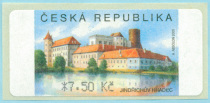 Czech Republic 3 Castle Automation Electronic stamps Architectural Natural scenery