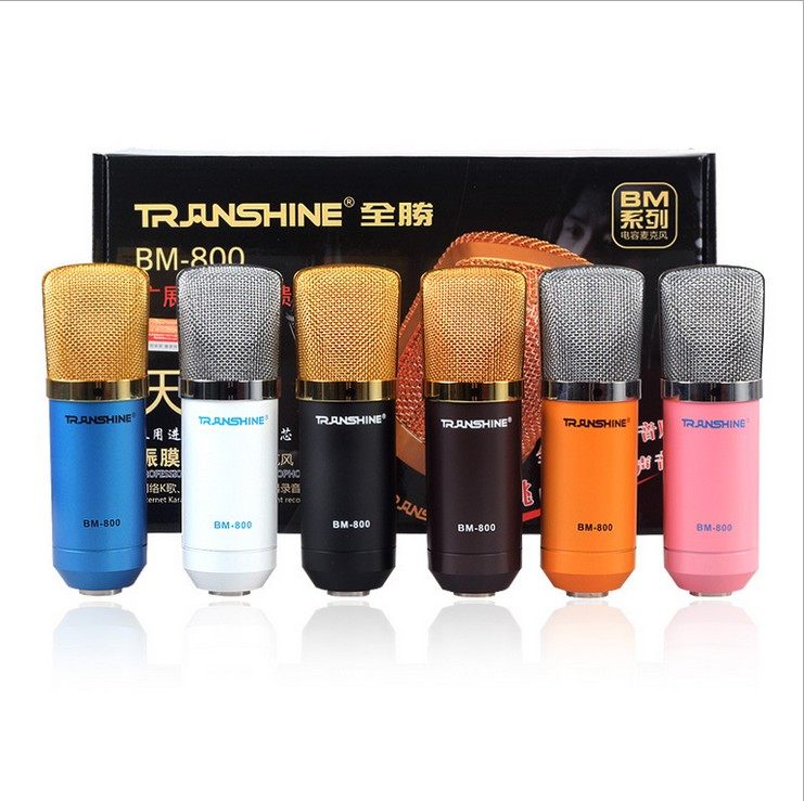 Transhine wins BM - 800 microphone capacitor microphone large vibration film