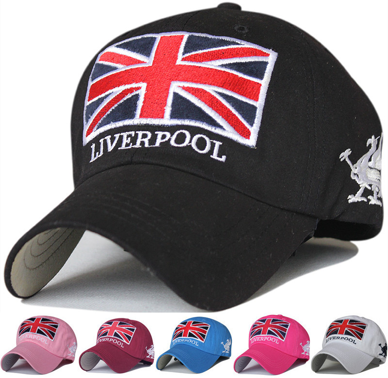 Korean version of the new four seasons men's and women's hats British rice embroidery l baseball cap outdoor cap
