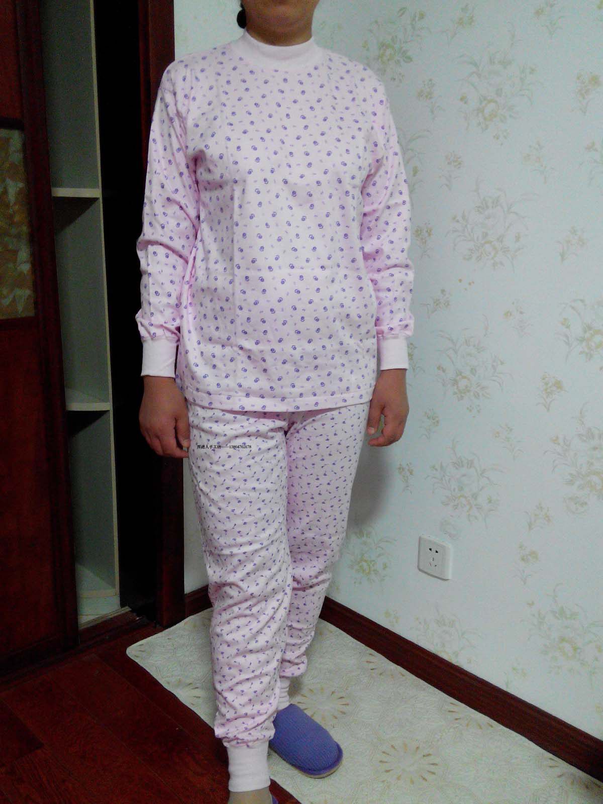 Pure cotton extra fertilizer and increase the middle - aged fat man high - waist crotch sweater sanitary pants underwear