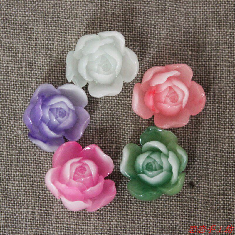 Special price DIY ancient windy hair hairpins * Hairpins * Accessories * 20 Imitation Accessories Grease Floral glazed glazed material