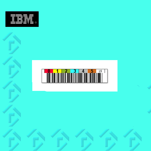 Tape barcode label dedicated to the IBM LTO5 46x1290 tape library