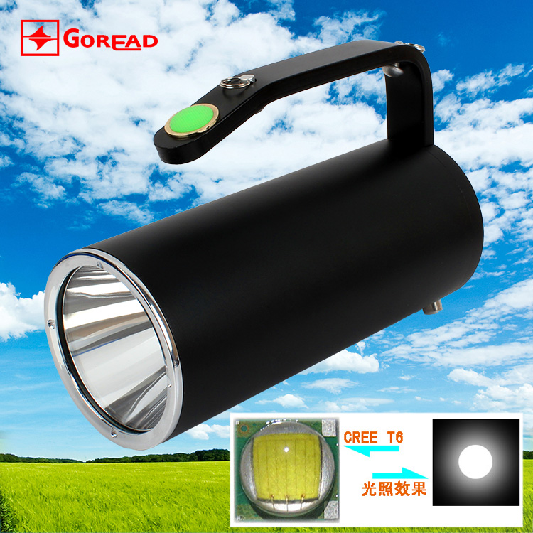 Overpass Y79 bright light T6 portable searchlight LED flashlight 1000lm500 meters away from outdoor