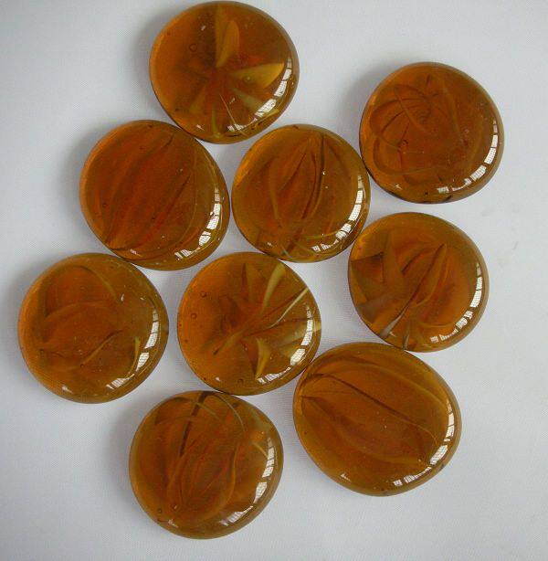 Terrifying Hot Selling Cm Stones Aquarium Fish Tank Vases Gardening Glass Patterned Amber Crystal Beads 