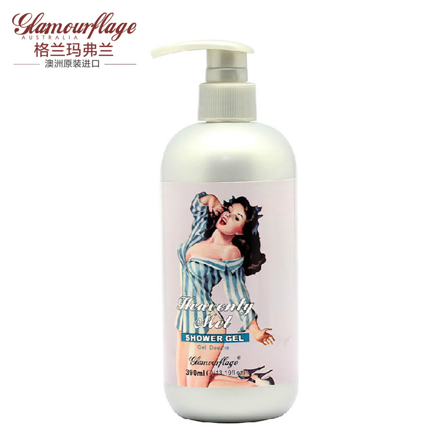 格兰玛弗兰美美儿沐浴啫喱390ml 洁净嫩滑肌肤 补水保湿清爽淡香