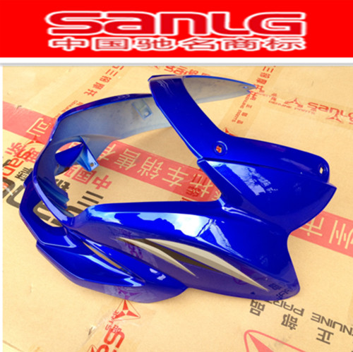 Three-bell locomotive SL125-3CT 150-3C frontal wing hood light box mask (blue) original factory accessories