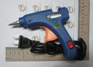 Small hot melt glue gun 20W 110-240V suitable for 6-7MM hot melt adhesive rod with red power switch