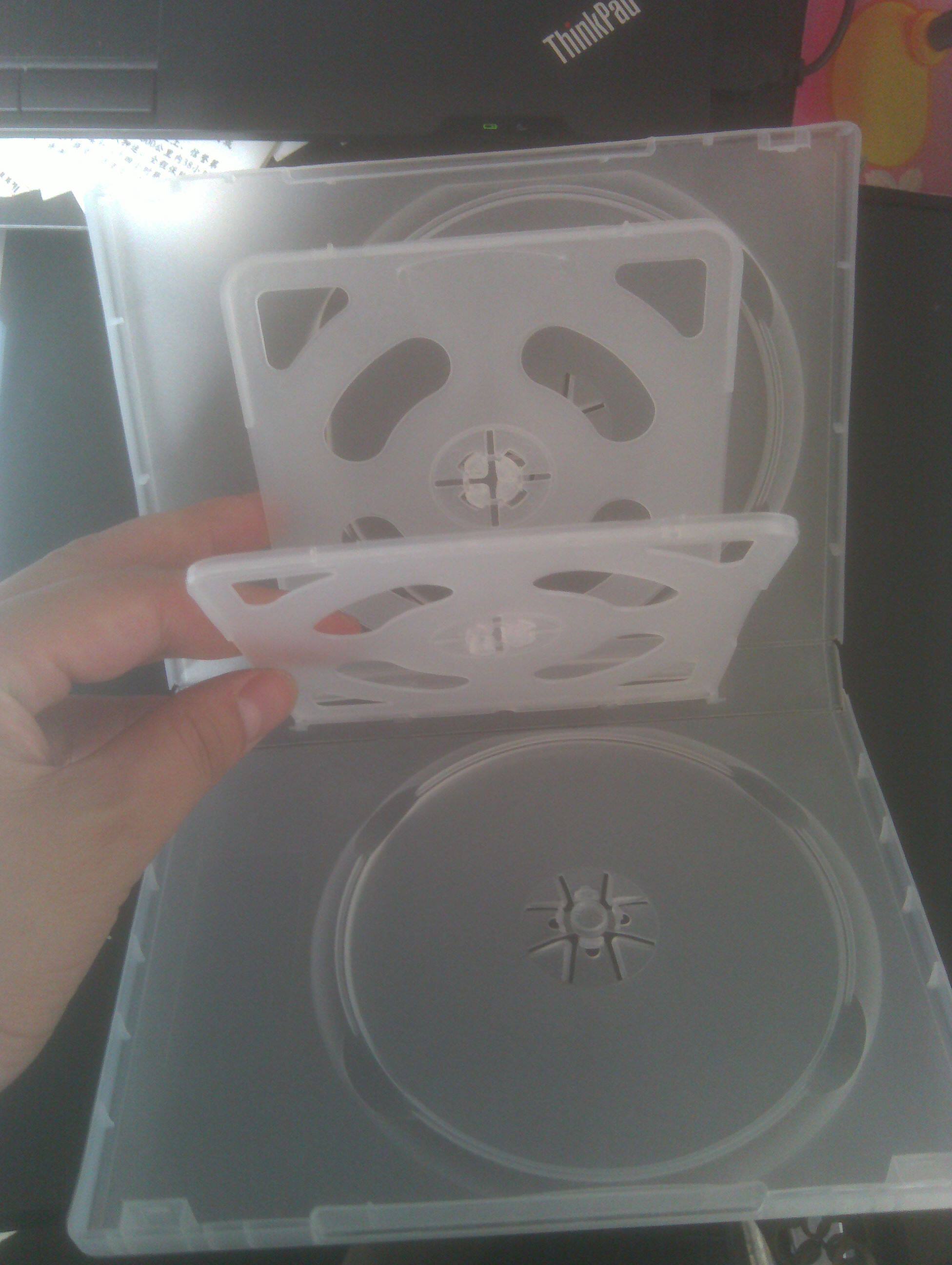 Multi-disc CD box 6-disc transparent CD box 6-disc box can hold insert CD DVD box