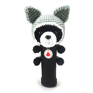 AMIMONO_Cute Raccoon Golf No. 1 Wood Head Cover (A220-A)