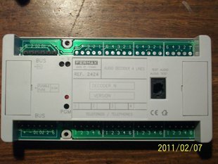 FERMAX Vermancos Ref. 2425 2424 decoder 8 way
