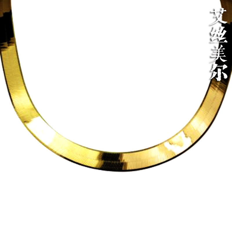 Exaggerated pure copper snake red keel chain ASAP ROCKY HERRINGBONE Seiko star high quality