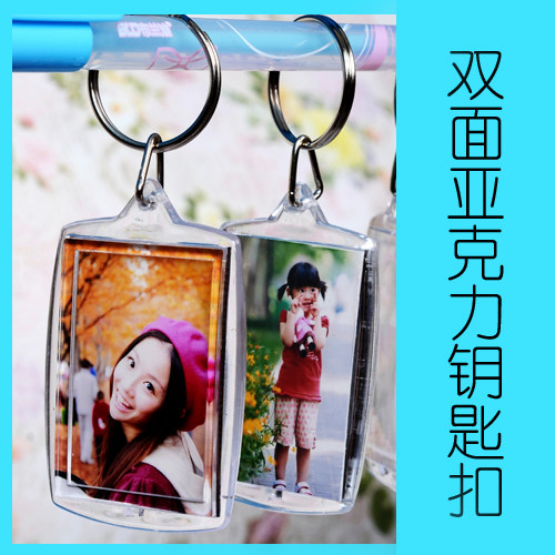 Yunnan Kunming Crystal Acrylic Keychain Double-sided Photo-printing