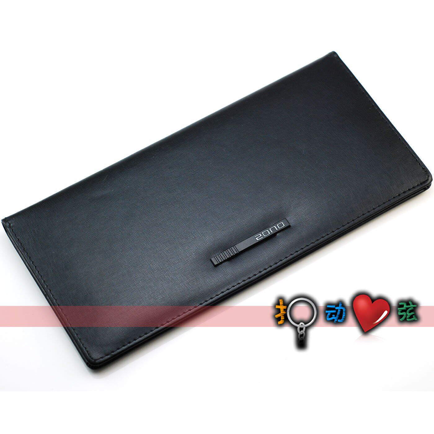 PU fabricated light - faced hardface check - folder Cheque Notes Claim Claim Claim Claim with 6 pages black