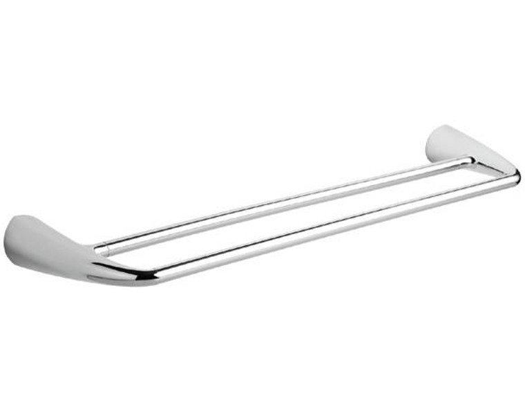 Kohler double towel rack K-45445T-CP BN Kohler Mansi 24 inch double ...