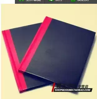 24K-100P A5 100 pages hard copy notepad hard copy black face copy