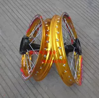 Xe mô tô địa hình nhỏ phụ kiện thể thao cao cấp 3.00-12 2.50-14 inch vành hợp kim nhôm vành bánh xe C niềng xe sirius