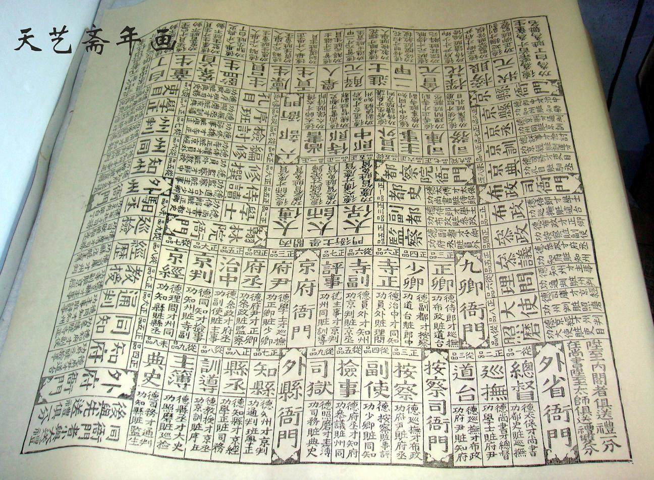 Wuqiang wooden version of the year painting 