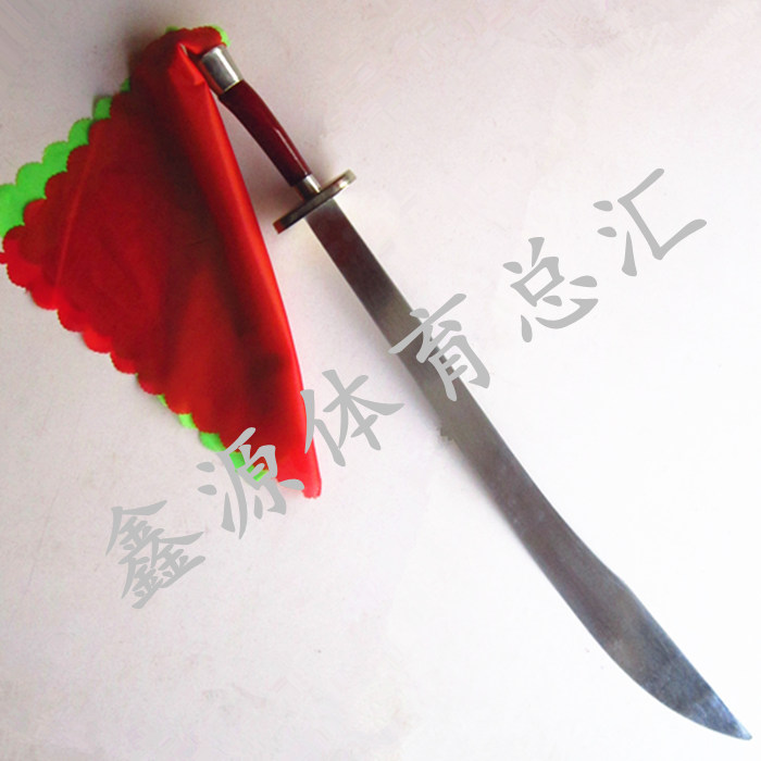 Martial Arts Knife Performance Knife Practice Competition Knife Soft Knife Sound Knife Tai Chi knife Stainless Steel Tai Chi Knife Morning Practice Knife without cutting edge