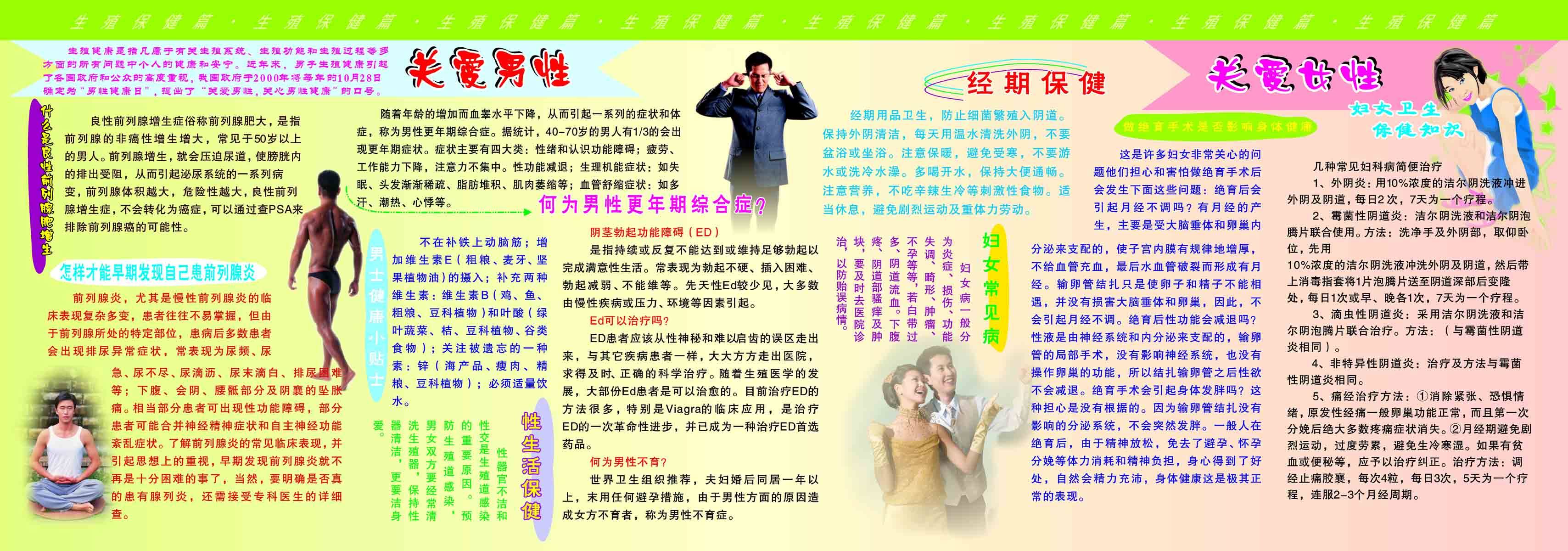 海报印制93素材健康展板59医院展板(生殖保健知识)