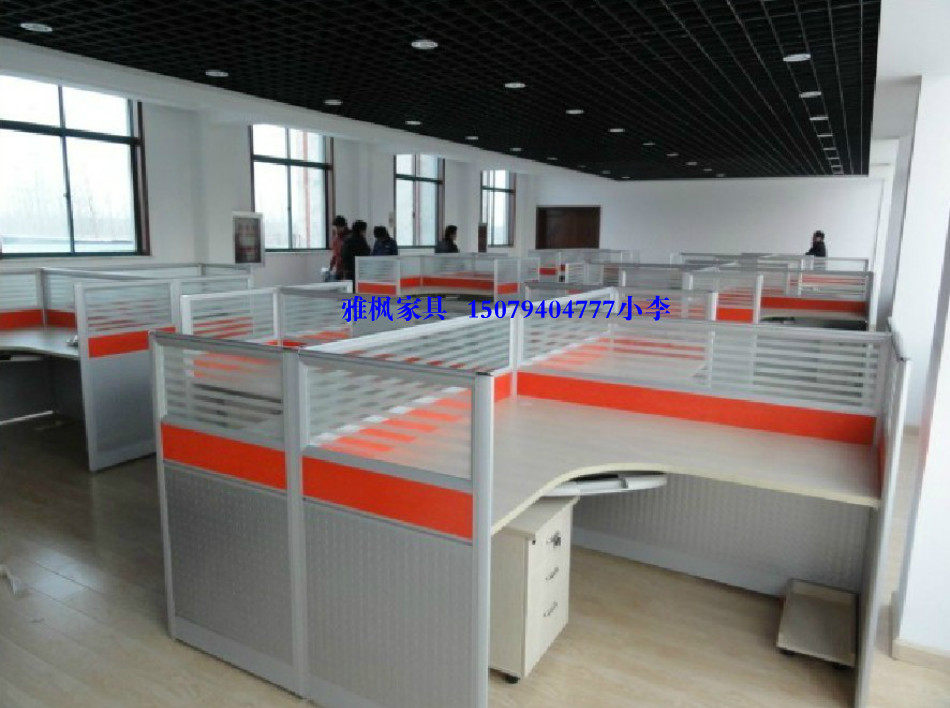 Shanghai furniture screen partition Multiperson composition minimalist fashion L type assembly staff creative customised desk chair