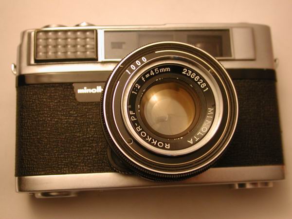 1 1000 SHUTTER F2 APERTURE Minolta AL SIDE SHAFT JAPAN 