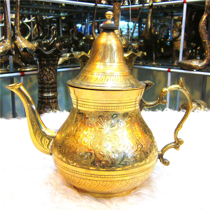 Indian Traditional Handicrafts Imported from India, Copper Carving Tableware, Ethnic Pots, Indian Tableware, Teapots, Coffee Pots, Crafts Indian Traditional Handicrafts Imported from India, Copper Carving Tableware, Ethnic Pots, Indian Tableware, Teapots, Coffee Pots, Crafts