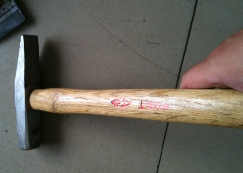 Shanghai Jiyi Xinjin Forging wooden handle chopping hammer. Chopper hammer Fitter Hammer 0.5KG 500G