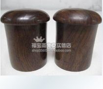 Mounting material-Ebony shaft head-large-wooden shaft head