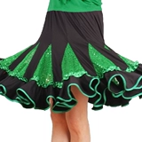 Специальное предложение латиновая танцевальная юбка большая юбка для взрослых танцевальная юбка квадратная танцевальная юбка для танцевальной одежды и танцевальная мини -юбка новая модель