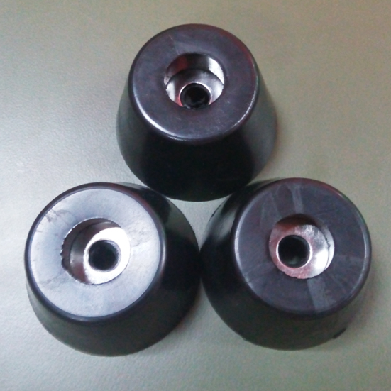 Environmental protection rubber foot Rubber machine foot Instrument foot pad with gasket foot 50*32*30