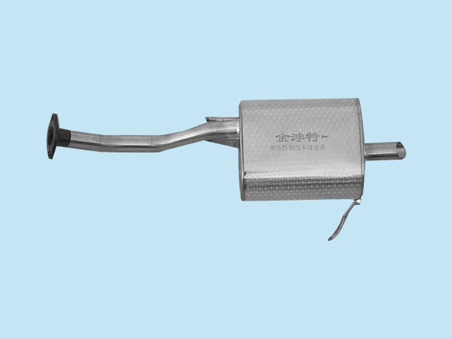 Suitable for Geely Haoqing exhaust pipe stainless steel car muffler) muffler Haoqing exhaust pipe