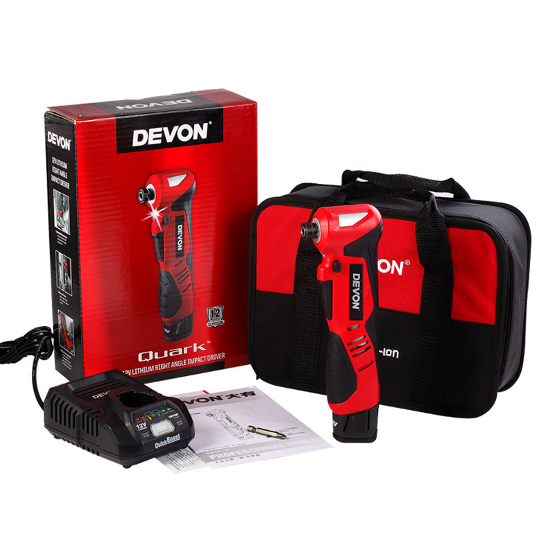 DEVON great power tool 5712-Li-12-RA 12V lithium battery rechargeable angle impact screwdriver