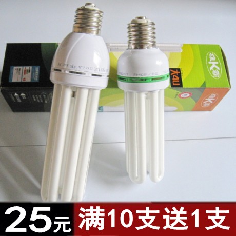 Full 10 send 1 Xionga high power 4U energy-saving bulb 45 65 85105 W E27E40 screw white light