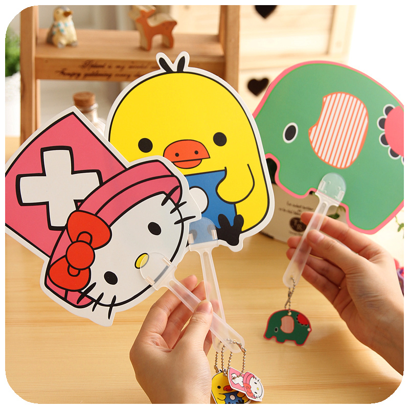 Summer Fresh Cute Hand Fan Cartoon Students Cool Fan Creativity Mini Fan Student Prize