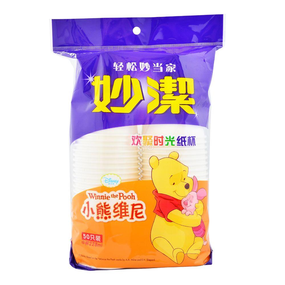 妙洁 迪士尼纸杯8盎司50只装 一号店