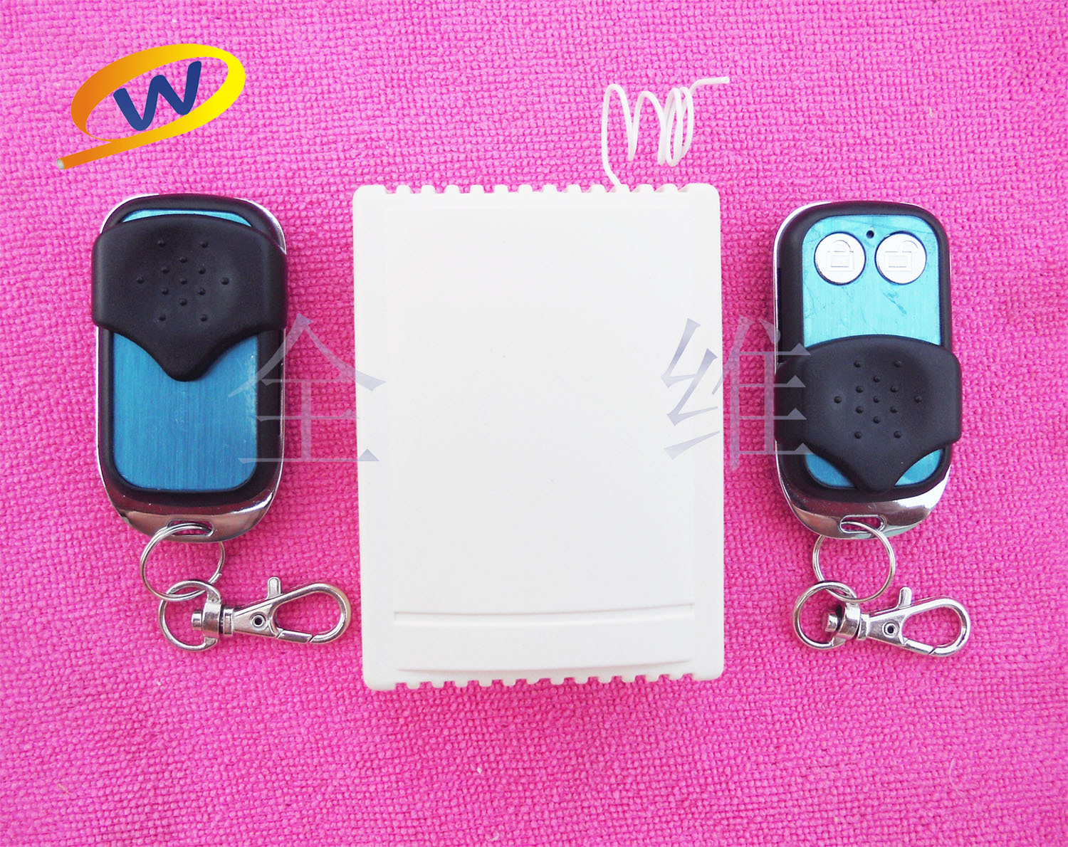 220V Remote Control Switch Tipping Truck Garage Door Remote Control Key Addition with 2 Refined Remote Control