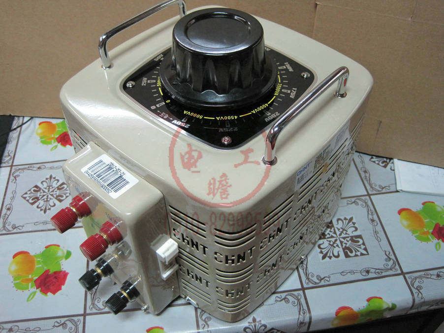 Original Zhengtai contact single-phase voltage regulator 5000W step-up transformer TDGC2-5KVA