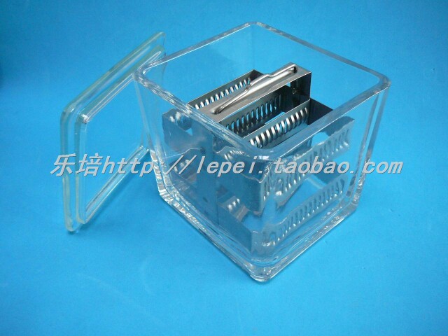 方型载玻片染色缸可装30片不锈钢染色架（不含架）病理切片染色