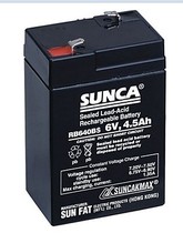 Spot SUNCA new RB640BS 6V4 5AH emergency light fire light toy car electric fan battery