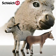 Mô hình tĩnh mô phỏng động vật Sile Schleich của Đức Chăn nuôi 驴 loạt nhỏ 驴 trẻ em tặng một