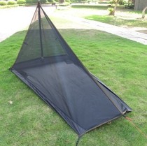 Ultra-lightweight 592 grams 1~2 people trapezoidal single yarn net tent summer anti-mosquito net tent model name Black Hawk