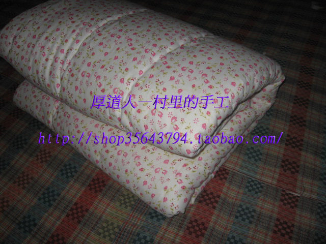 New Cotton Flowers in Shandong New Cotton Flower Handmade Double Quilt Warm Winter Quilt 2 2 * 2 3